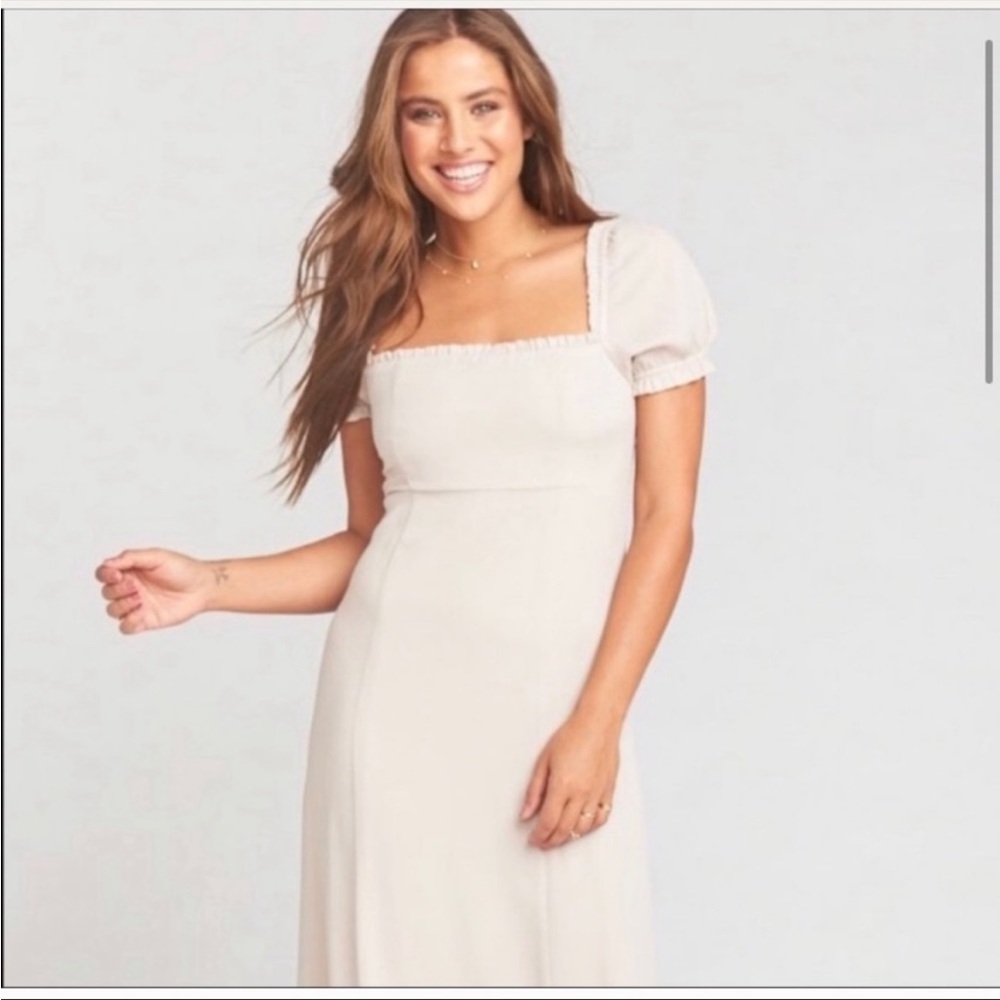 Show Me Your MuMu Bridesmaids Dress in Show Me The Ring Crisp